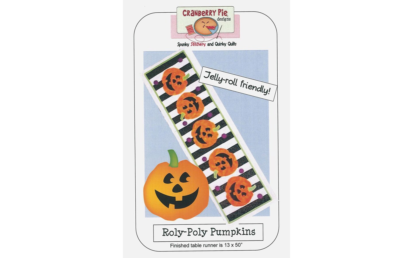 Cranberry Pie Designs Roly-Poly Pumpkins Ptrn