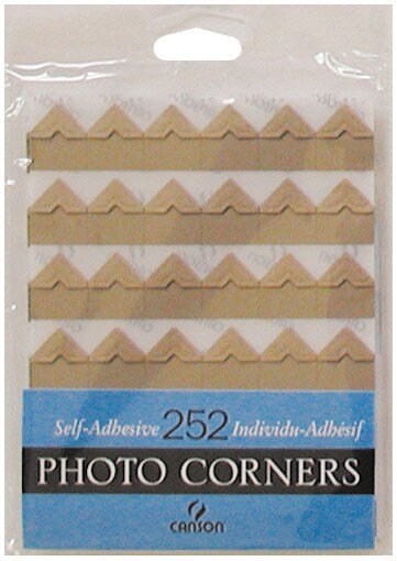 Canson - Self-Adhesive Photo Corner Sheet - Kraft