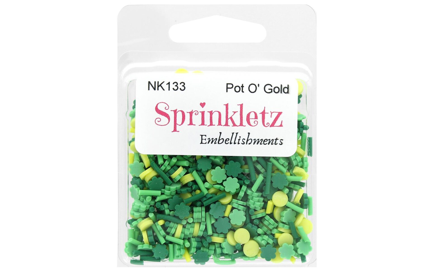Buttons Galore Sprinkletz Embellish Pot O&#x27; Gold