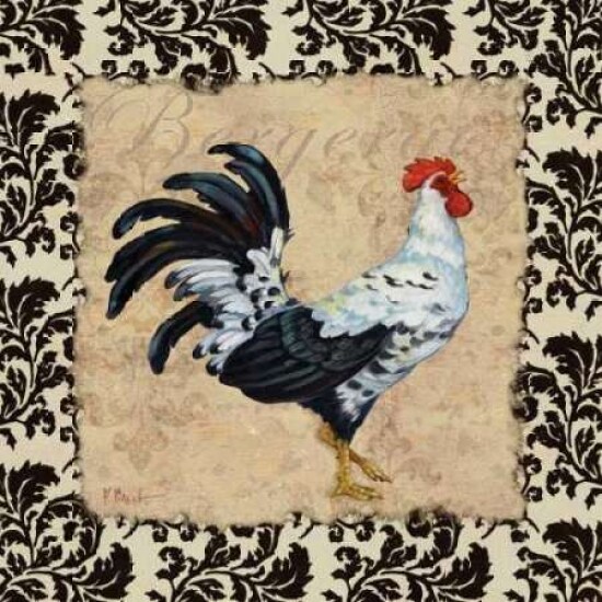 Bergerac Rooster Black I Poster Print by Paul Brent - Item # VARPDXBNT204