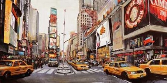 Times Square Perspective Poster Print by John B. Mannarini - Item # VARPDX2JM467