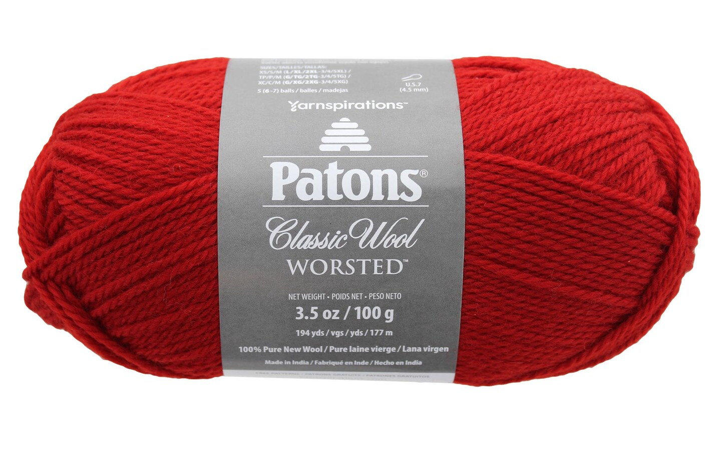 Patons 100 best sale wool yarn