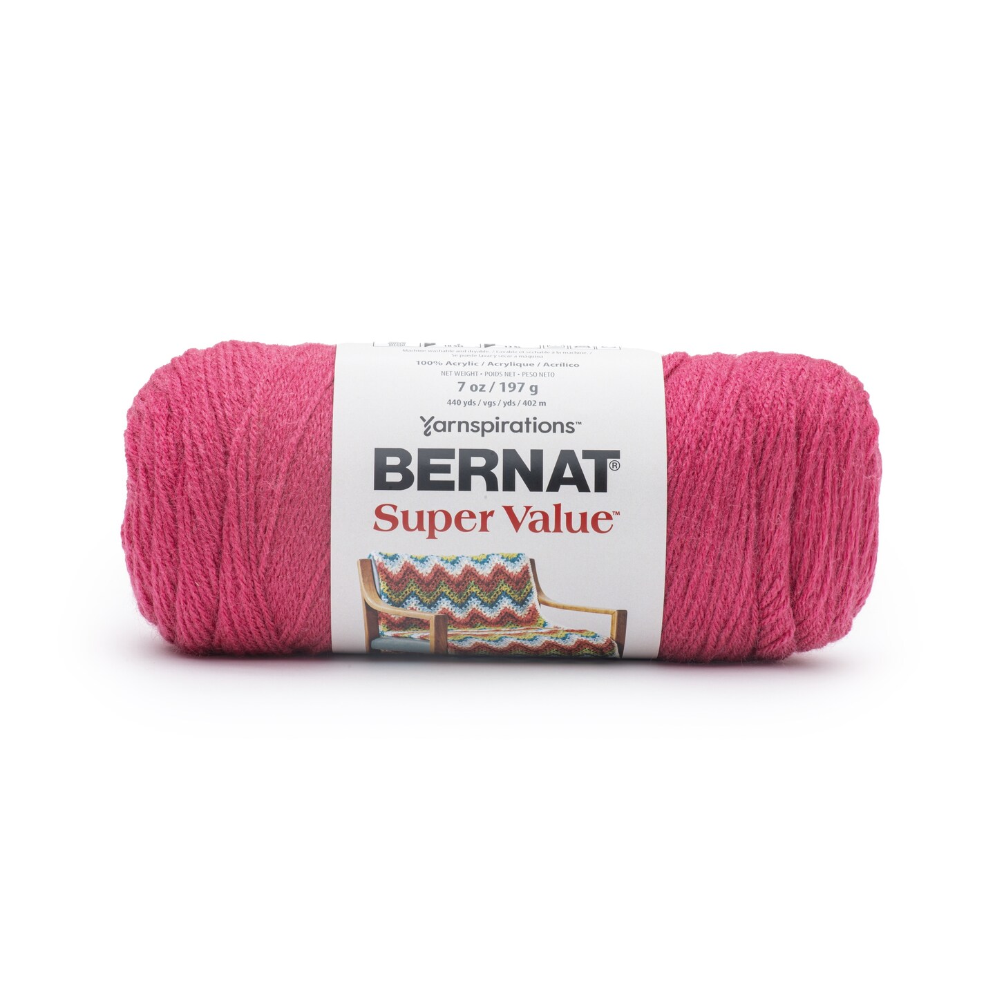 Bernat Super Value Solid YarnTulip Pink Michaels