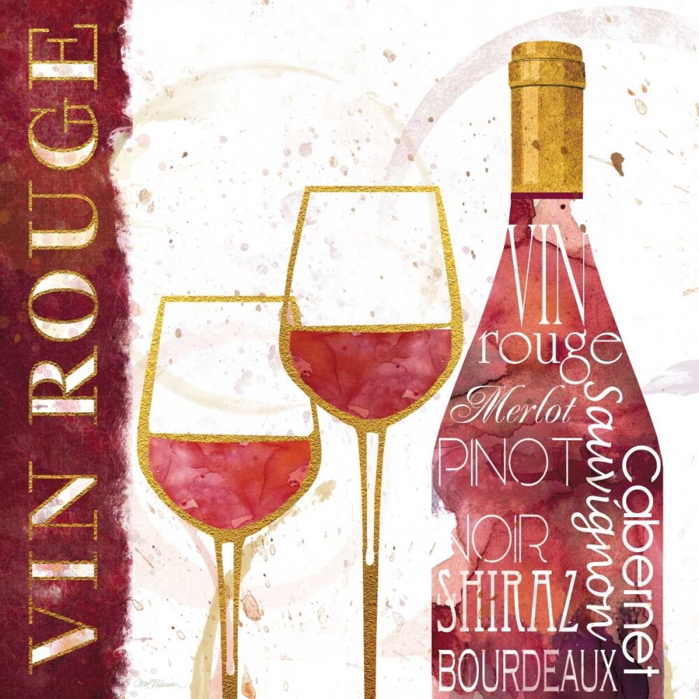 Vin Rouge Poster Print by Carol Robinson - Item # VARPDX17001