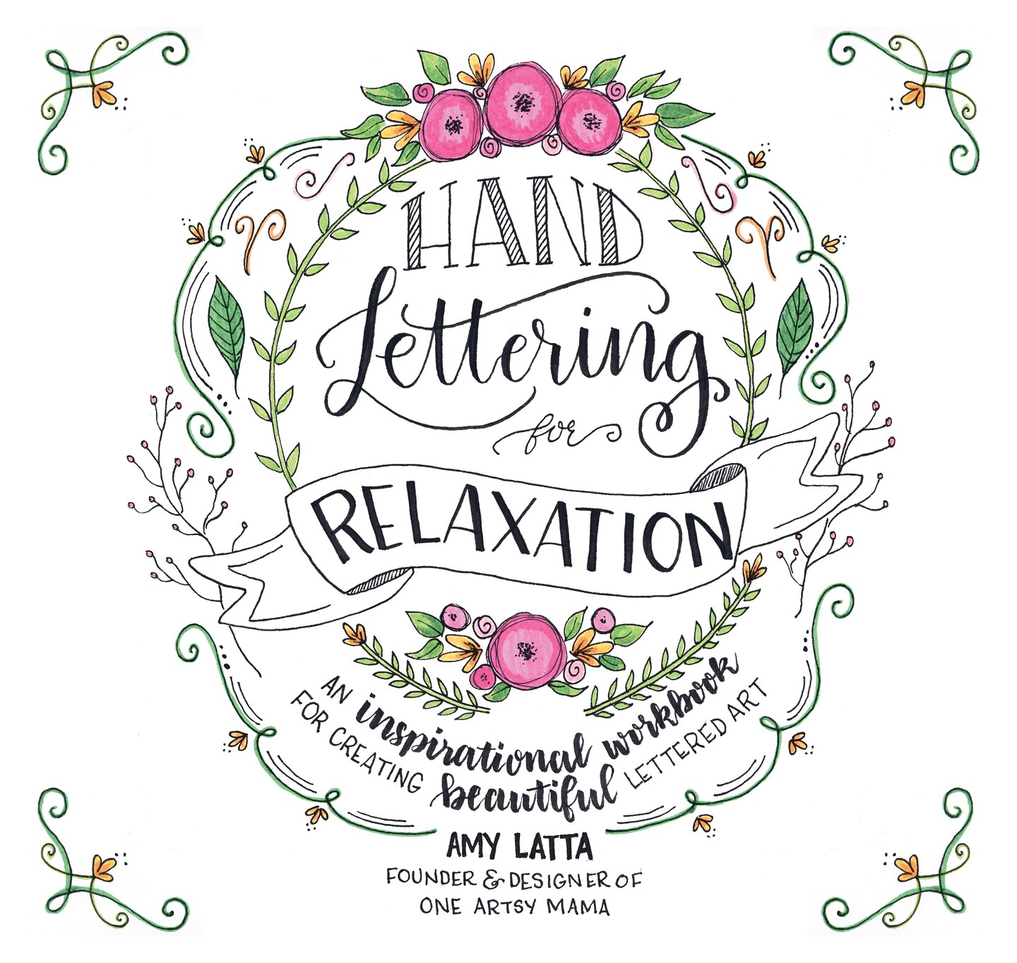 Hand Lettering For Relaxation-Softcover