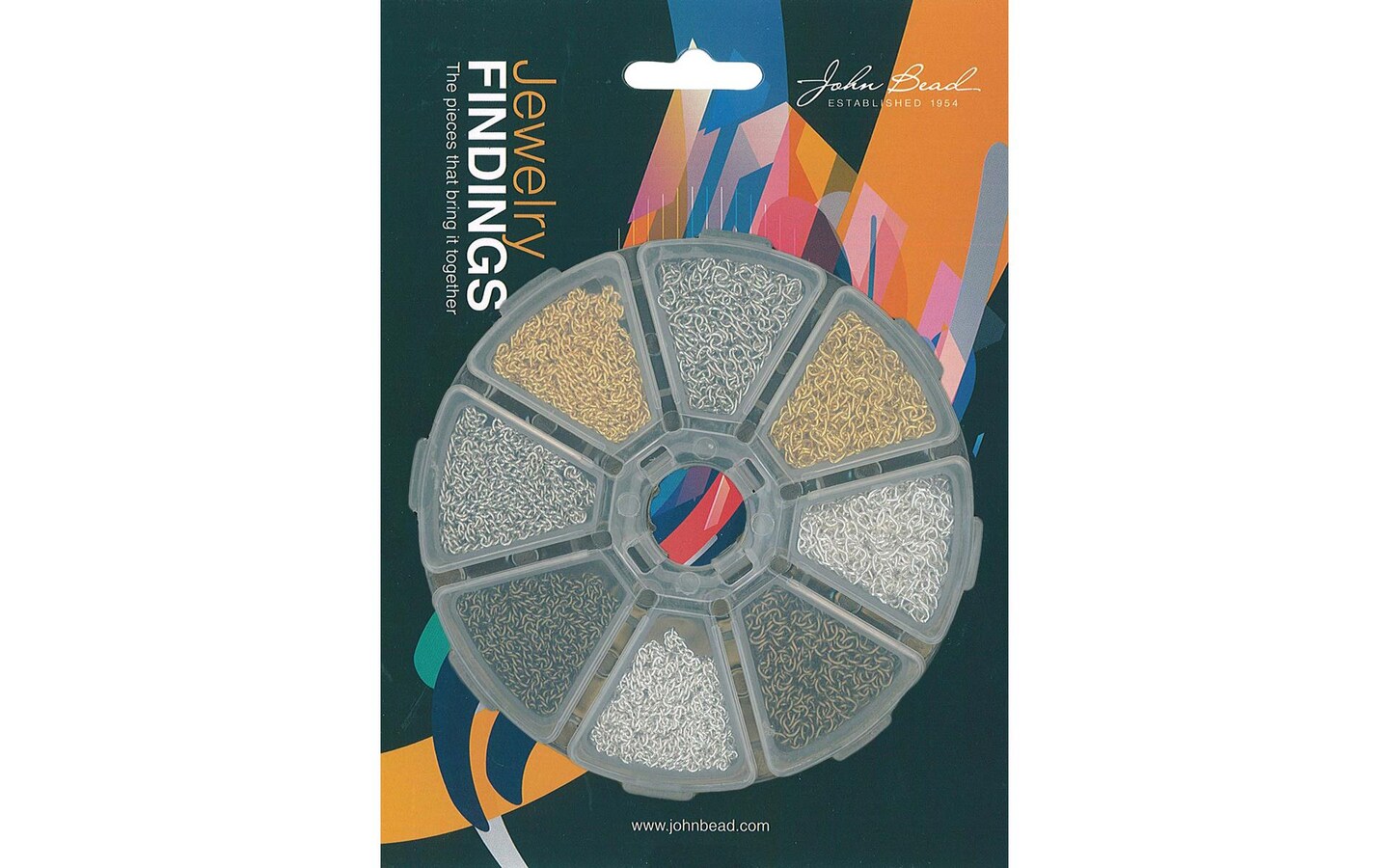 John Bead Finding Astd Rnd 8 Slots x 2m Chain Michaels