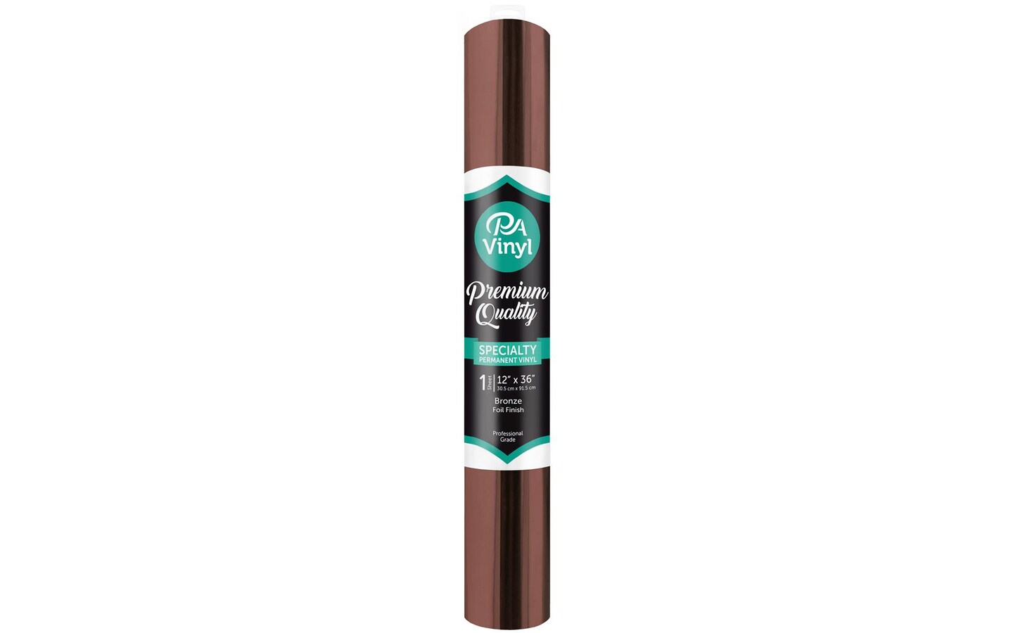 Vinyl 12x36 Roll Perm Adh Foil Bronze