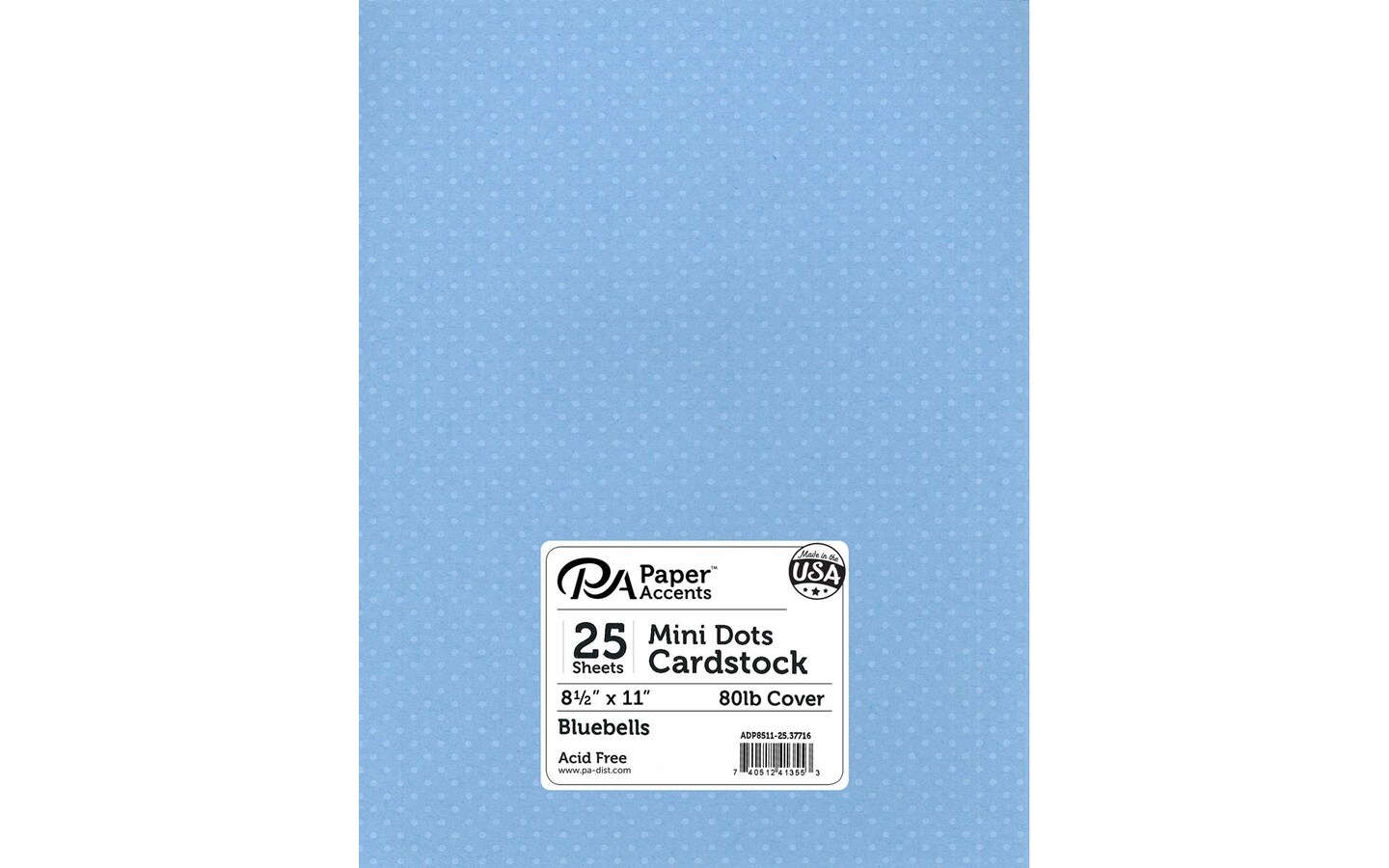 Mini Cardstock PA Paper Accents Mini Dots Cardstock 8.5