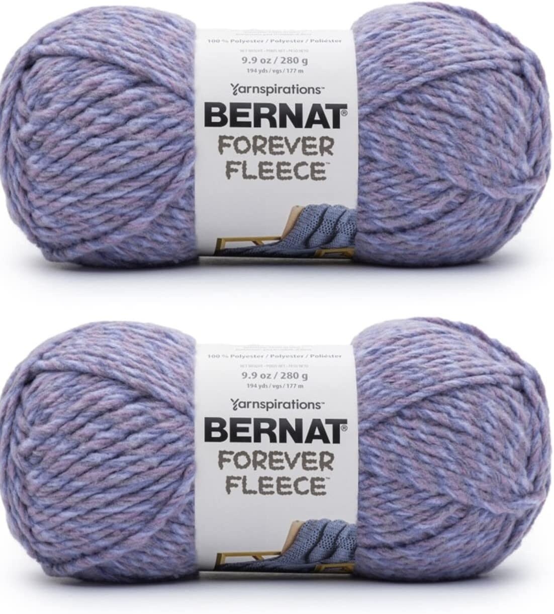 (Pack of 2) Bernat Forever Fleece YarnViolet Haze Michaels
