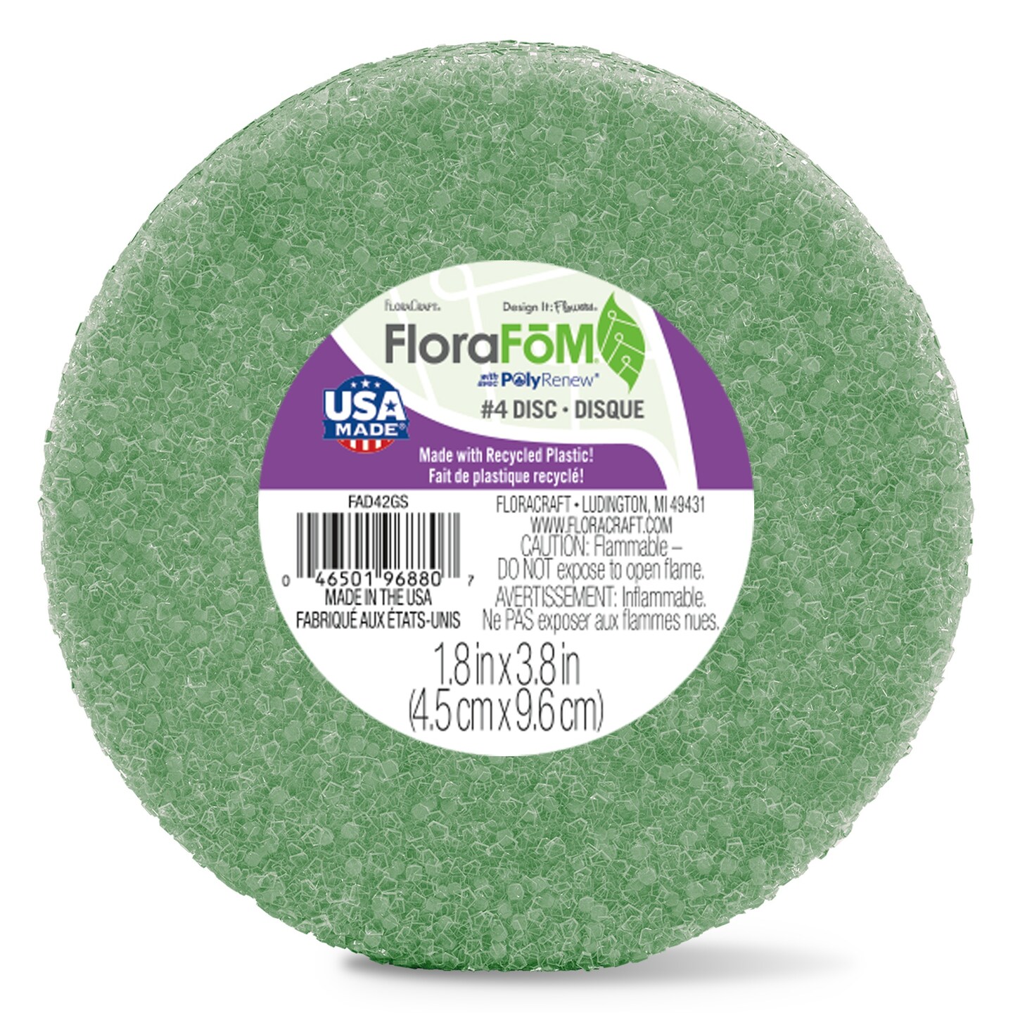 FloraCraft FloraFoM Disc-1.8&#x22;X3.8&#x22;