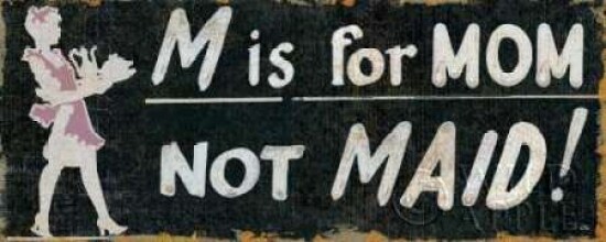 M is for Mom Poster Print by  Pela Studio - Item # VARPDX6776