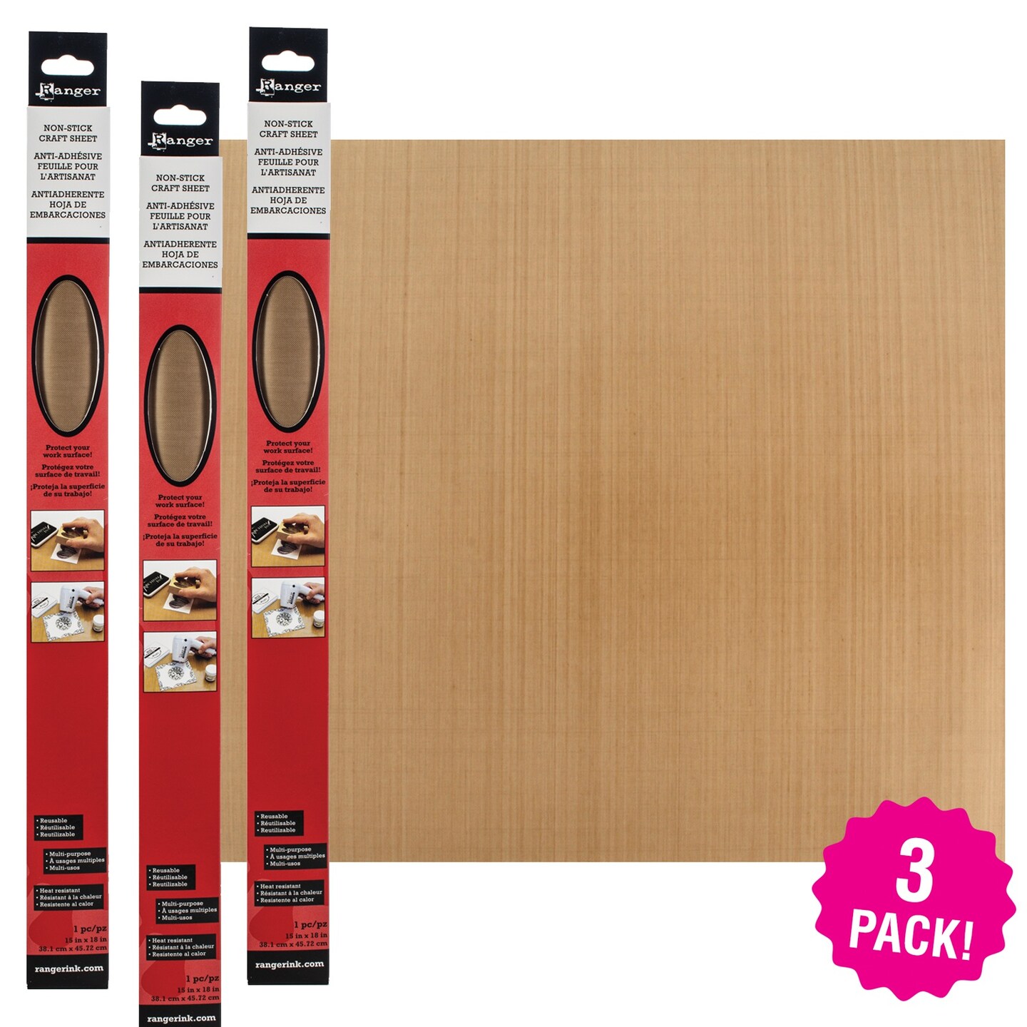 Multipack of 3 - Ranger Craft Sheet-15&#x22;X18&#x22;