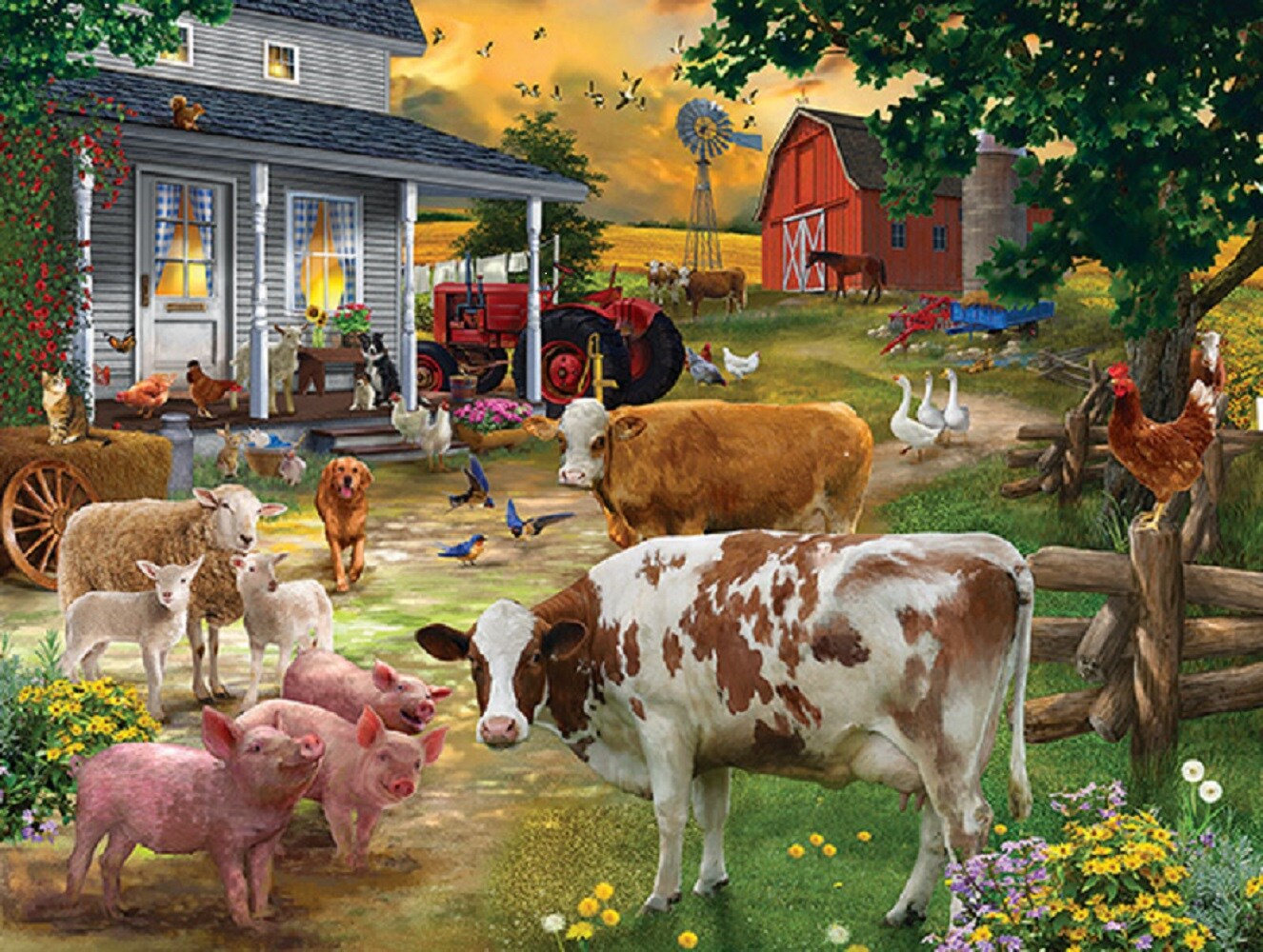 Sunsout Wise Acres Farm 300 pc   Jigsaw Puzzle 31205