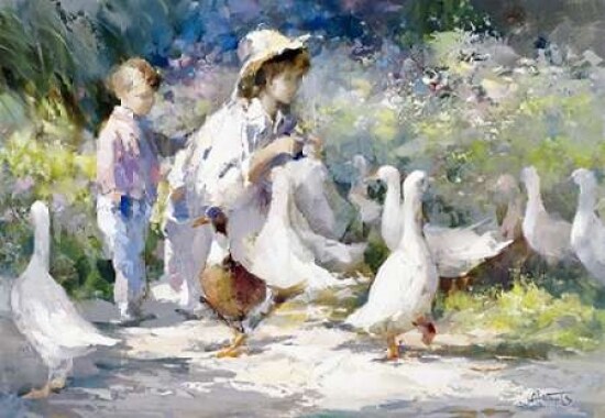 Feeding time Poster Print by Willem Haenraets - Item # VARPDXWH071