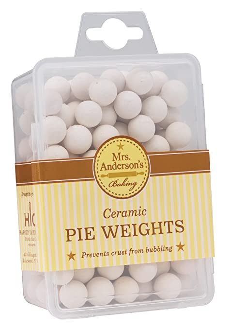 Mrs. Anderson&#x27;s Reusable Ceramic Pie Weights Perfect Crusts No Bubbling