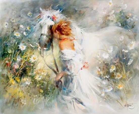 White dream Poster Print by Willem Haenraets - Item # VARPDXWHLE27