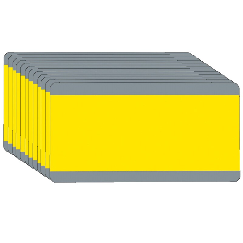 Big Reading Guide, 3-3/4&#x22; x 7-1/4&#x22;, Yellow, Pack of 12
