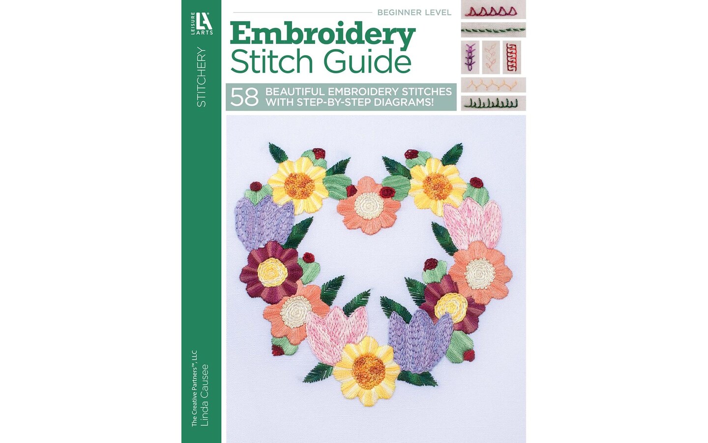Leisure Arts Embroidery Stitch Guide Embroidery Book