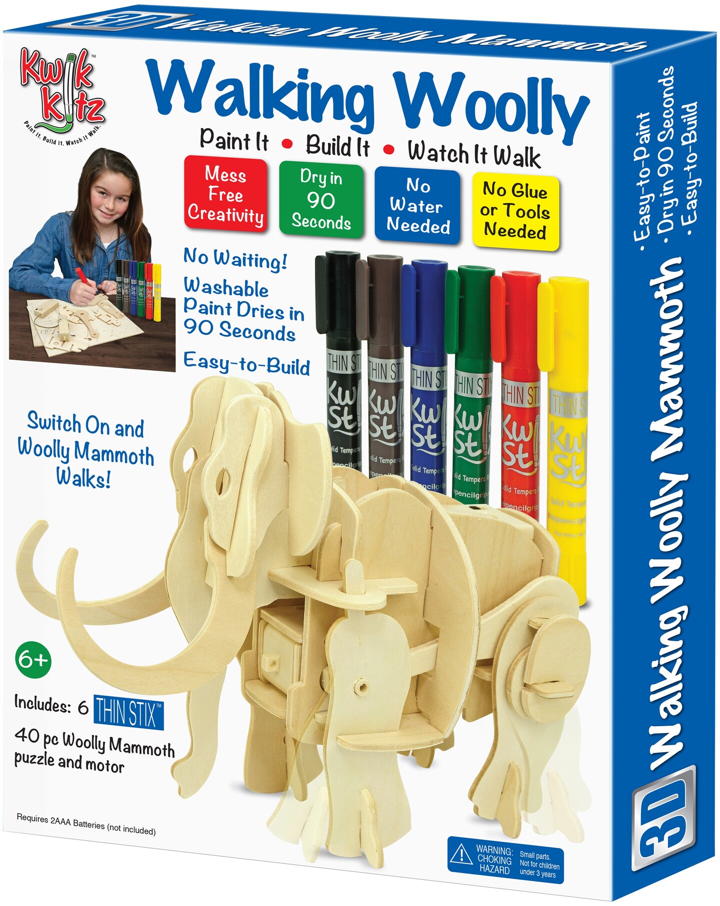 Kwik Kitz Steam Toy-Woolly Mammoth