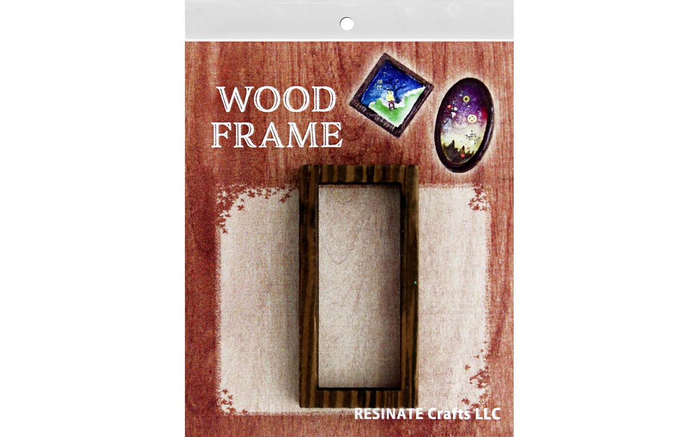 Resinate Wood Frame Rectangle
