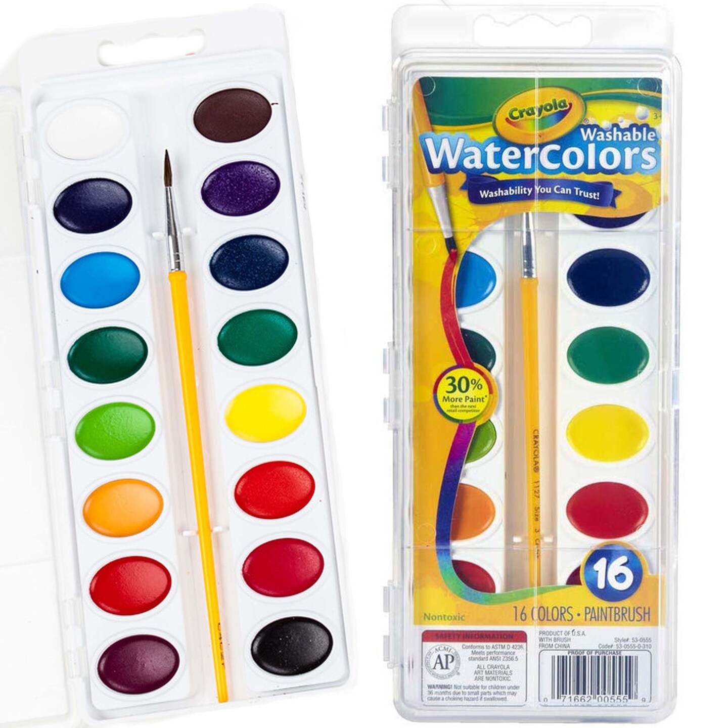 Crayola Washable Watercolors-16 colors