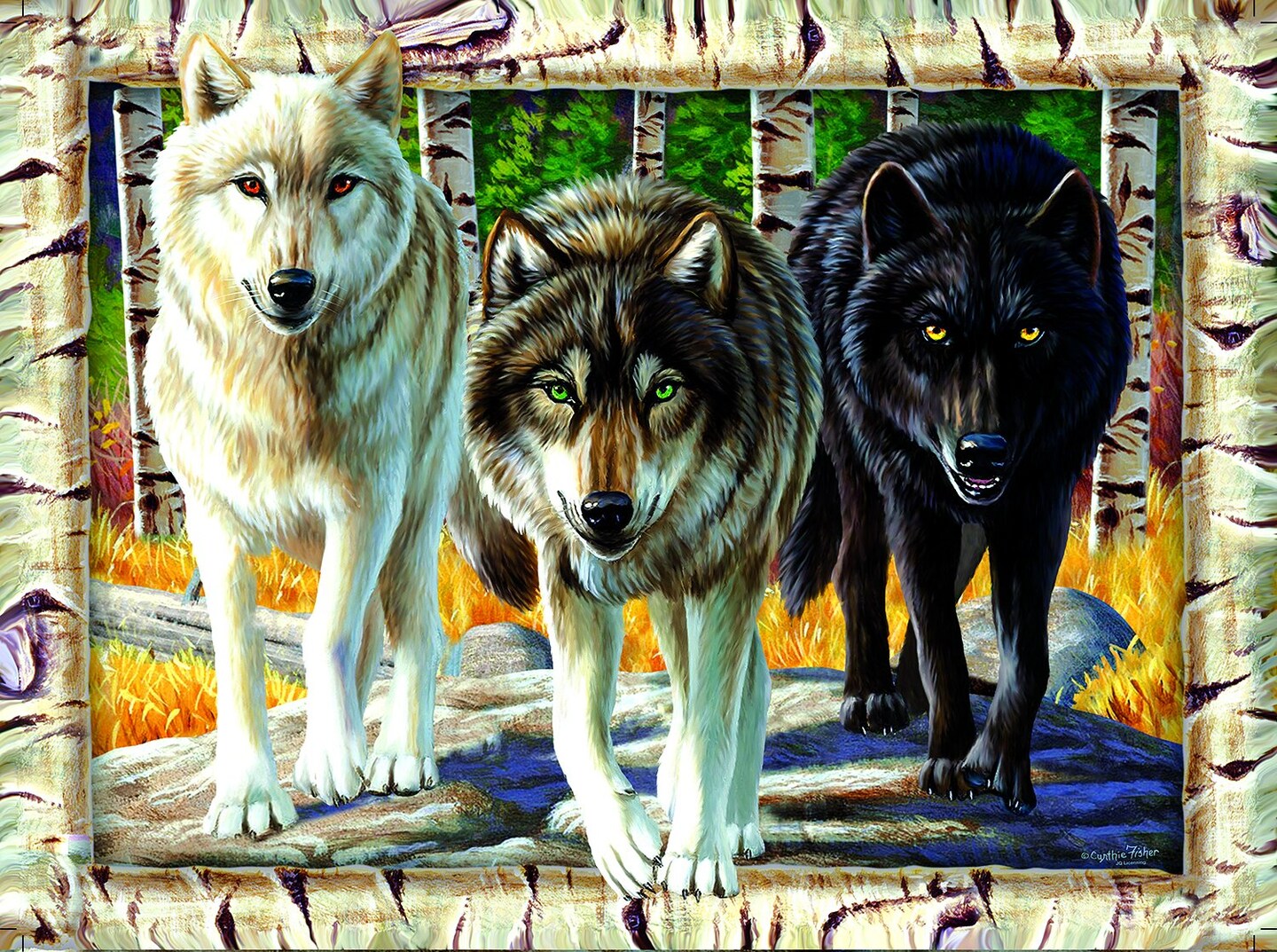 Sunsout Wolf Pack Colors 1000 pc Jigsaw Puzzle 58681 | Michaels