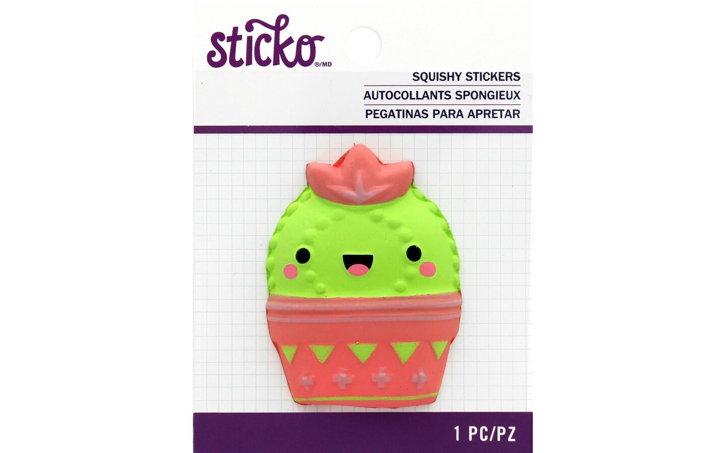 EK Sticko Sticker Squishy Cactus