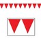 Amscan International 9903784, 10 m plastica Pennant banner-red Amscan International 9903784, 10 m plastica Pennant banner-red