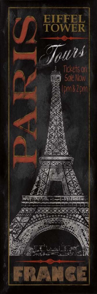 Paris Tours Poster Print by Conrad Knutsen - Item # VARPDX14482