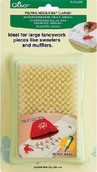 Clover Felting Needle Mat - Large-6.25&#x22;X4.5&#x22;X2.25&#x22;
