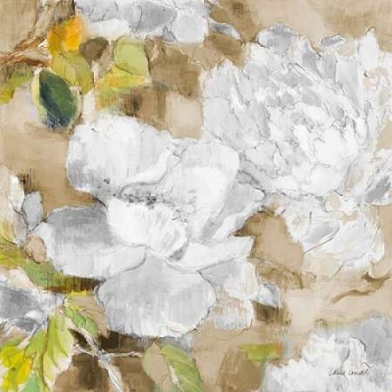 White Modern Peonies II Poster Print by Lanie Loreth - Item # VARPDX9893B