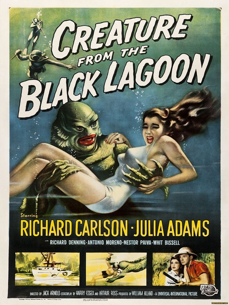 Creature From The Black Lagoon Poster Print by Anonymous Anonymous # VM113636