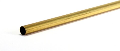 ROUND BRASS TUBE 1/4 OD X 12IN
