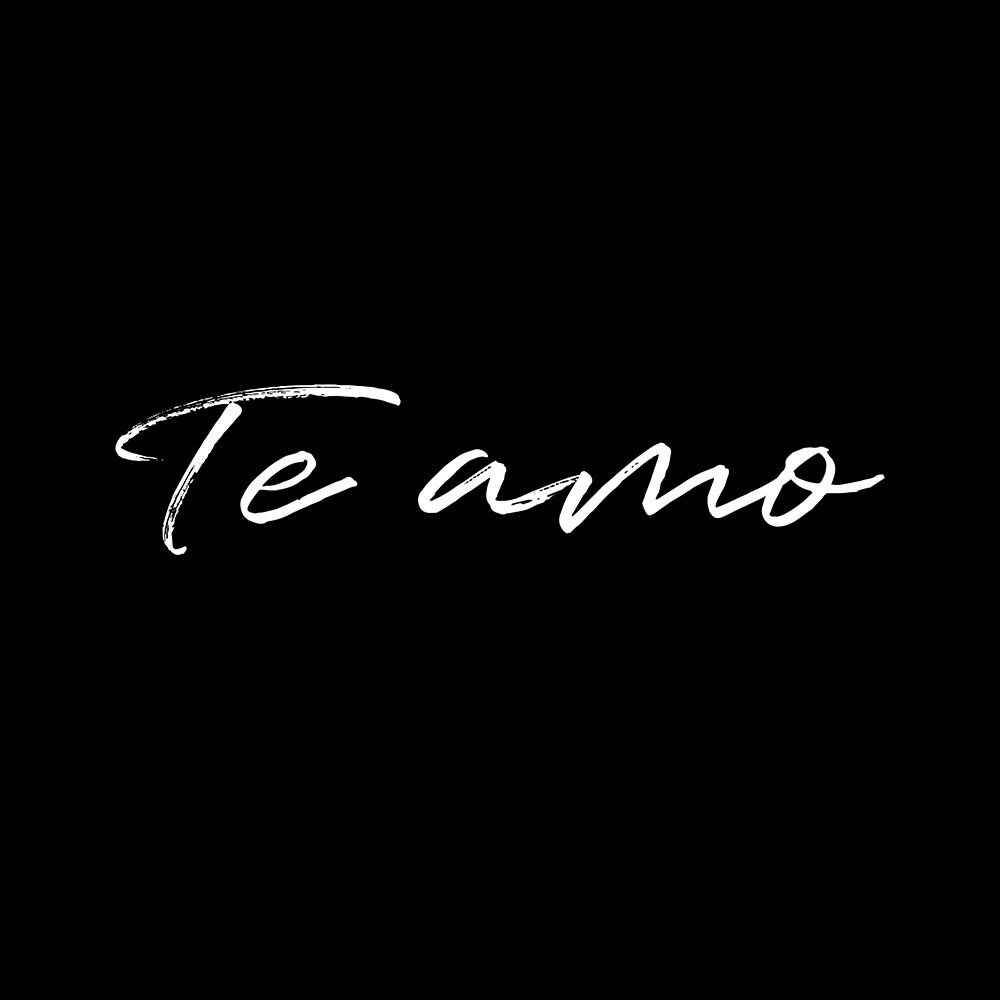 Te Amo Reverse Poster Print by Milli Villa # MVSQ631A2