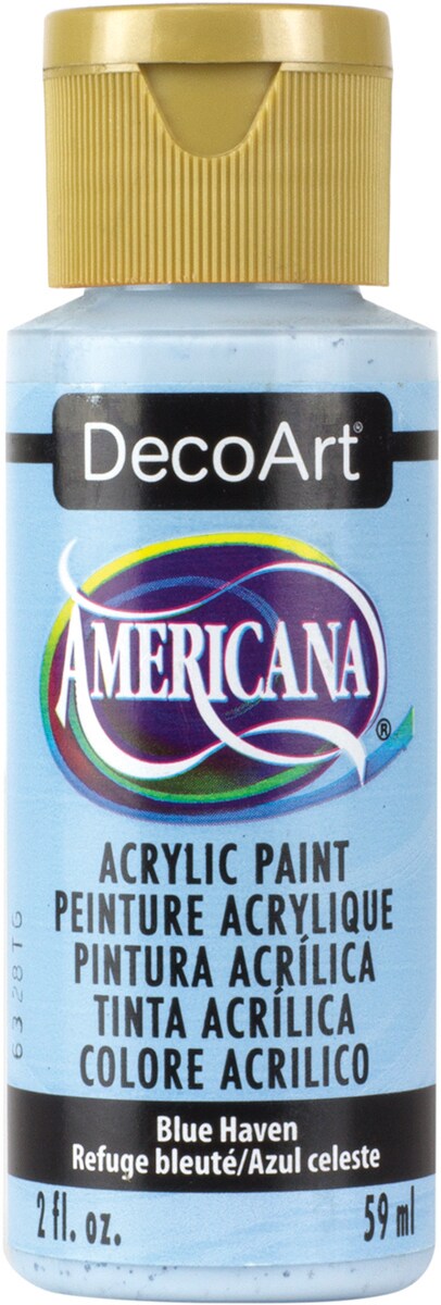 DecoArt Americana Acrylic Paint 2oz-Blue Haven - Opaque