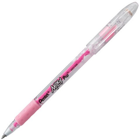 MILKY POP PASTEL GEL PEN 0.8MM PINK INK