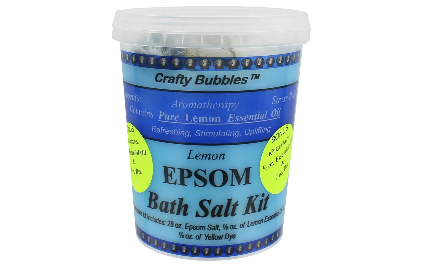 Crafty Bubbles Bath Salt Kit Epsom Lemon Michaels