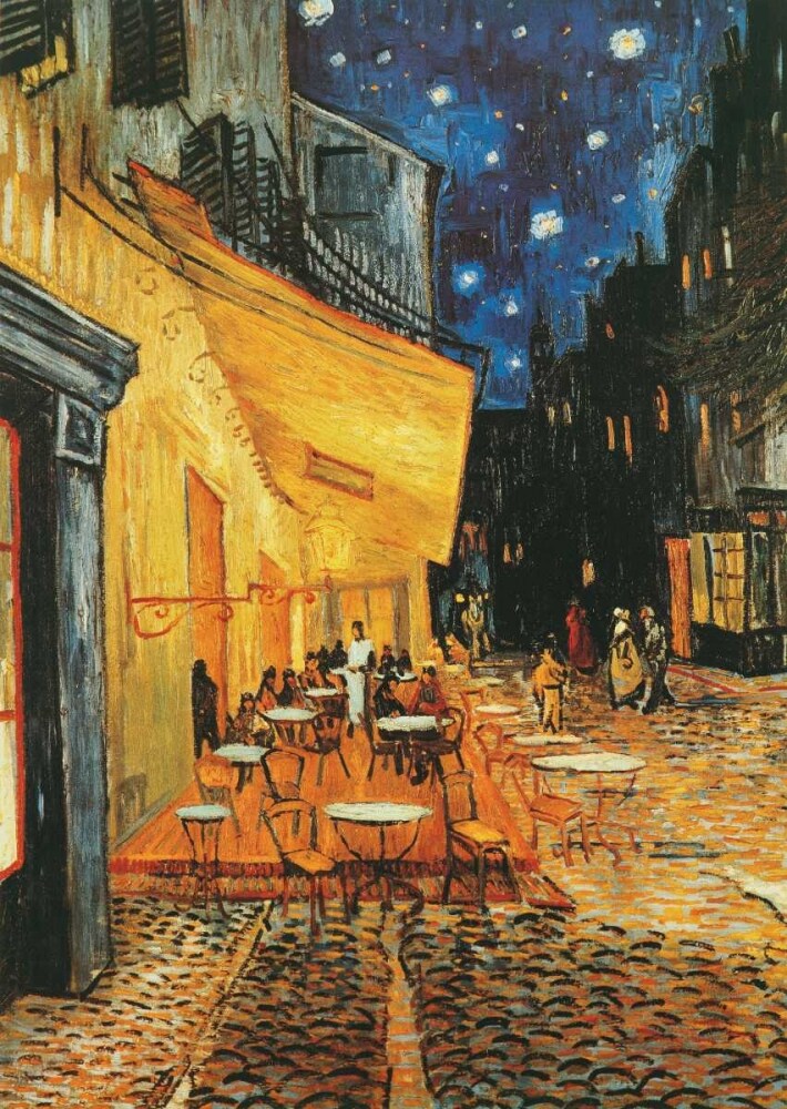 Cafe de nuit Poster Print by Vincent Van Gogh # VVG190