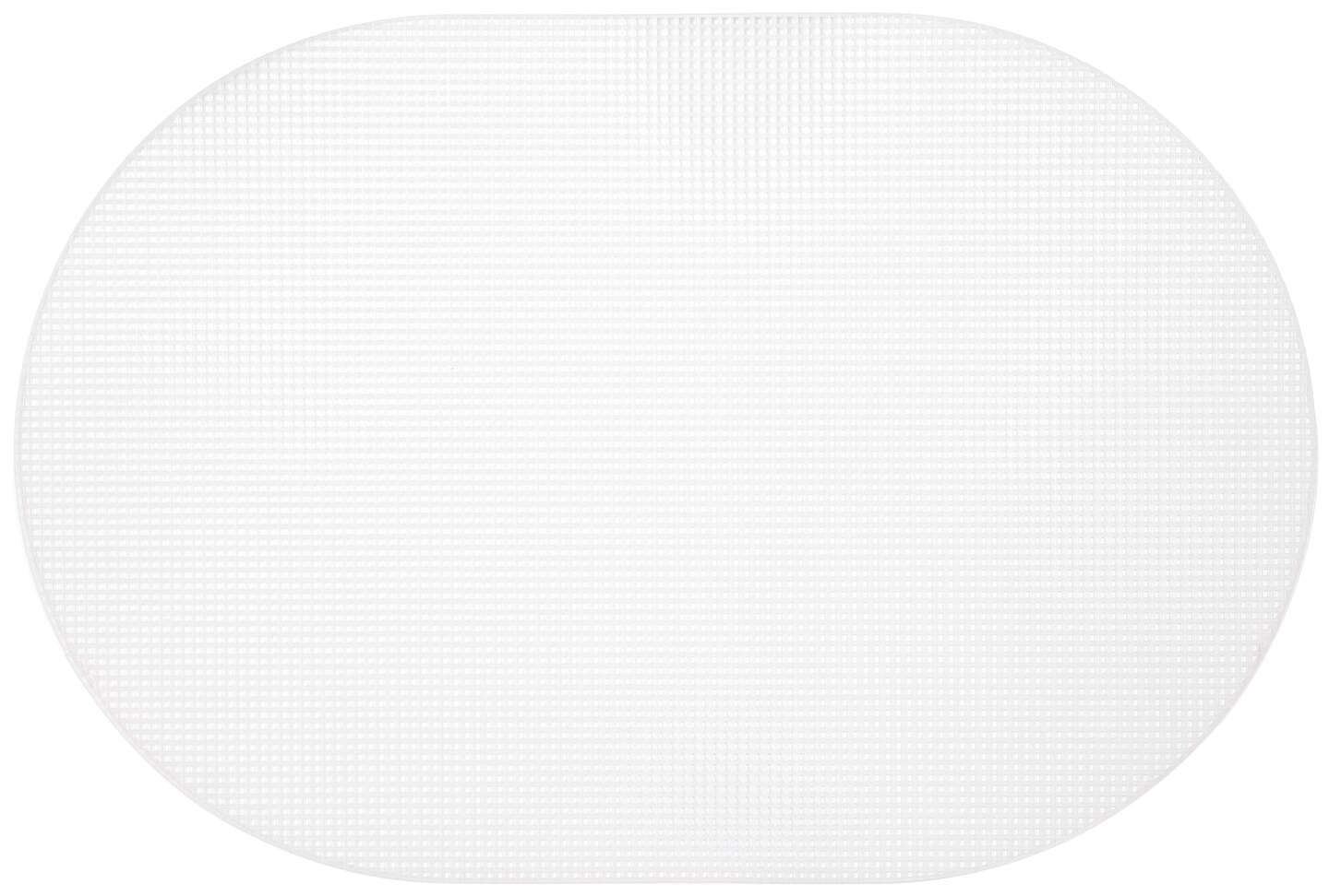 Cousin Plastic Canvas Shape 7 Count 12&#x22;X17.5&#x22;-Oval Clear