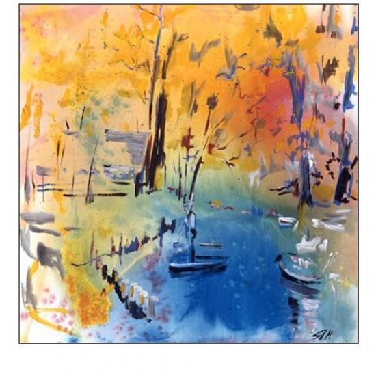 Landschaft mit Boot Poster Print by Stefan Miteff - Item # VARPDXSTM04X