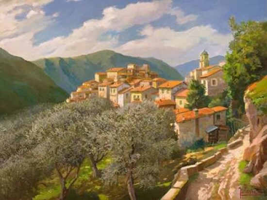 Borgo degli ulivi Poster Print by Adriano Galasso - Item # VARPDX3AD2559