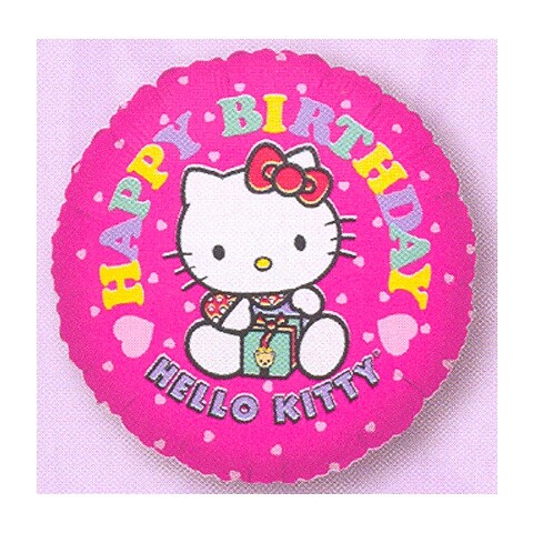 Hello Kitty Birthday Foil Balloon