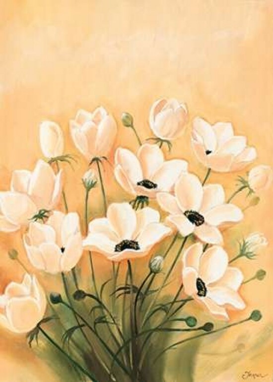 White poppies 2-3 Poster Print by Jasper - Item # VARPDXMLV004