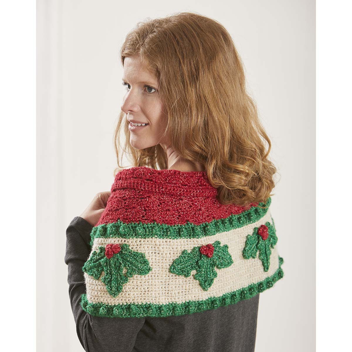 Soho Holiday Spirit Shawl Crochet Kit Michaels