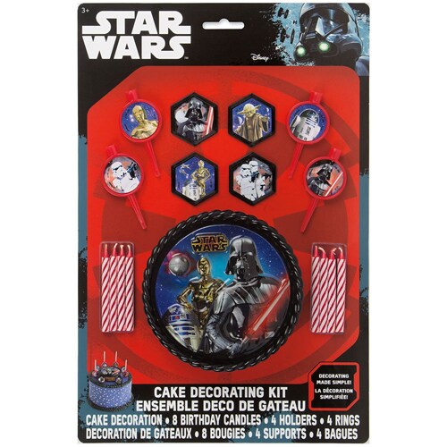 17 CT Star Wars Cake Decoration Kit