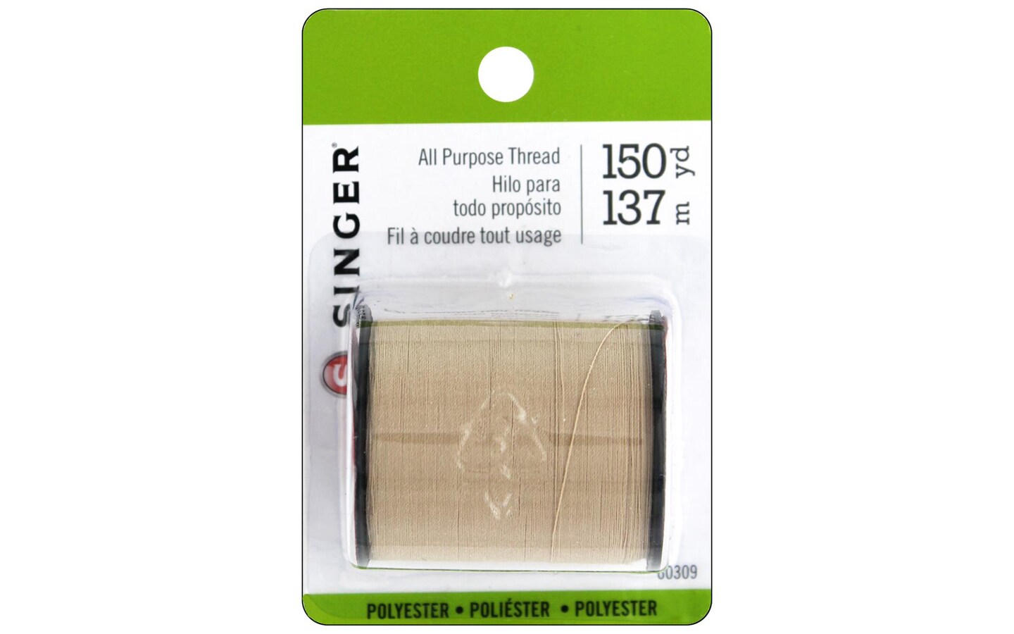 Singer Thread Poly Blue Jean 100yd Gold
