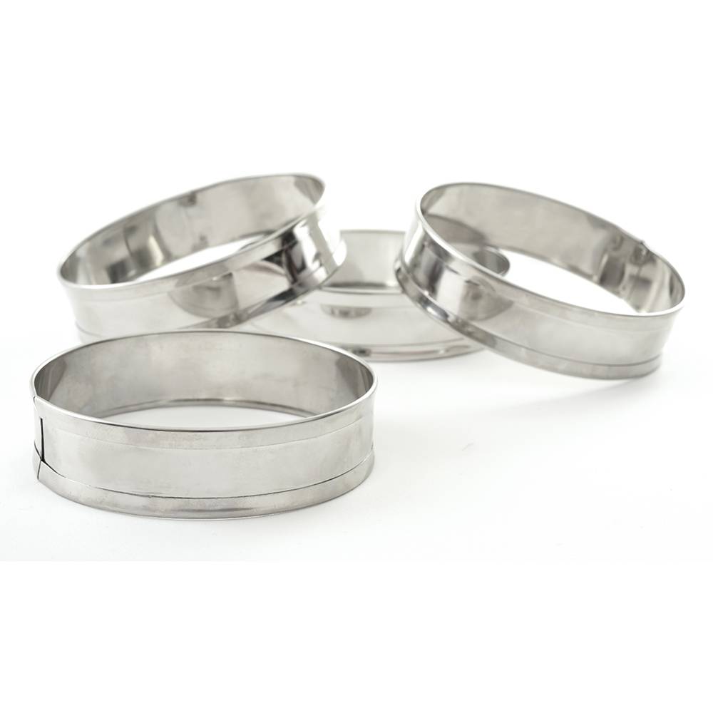 Fox Run 4685 English Muffin Ring Molds, Set of 4, Silver –  daniellewalkerenterprises