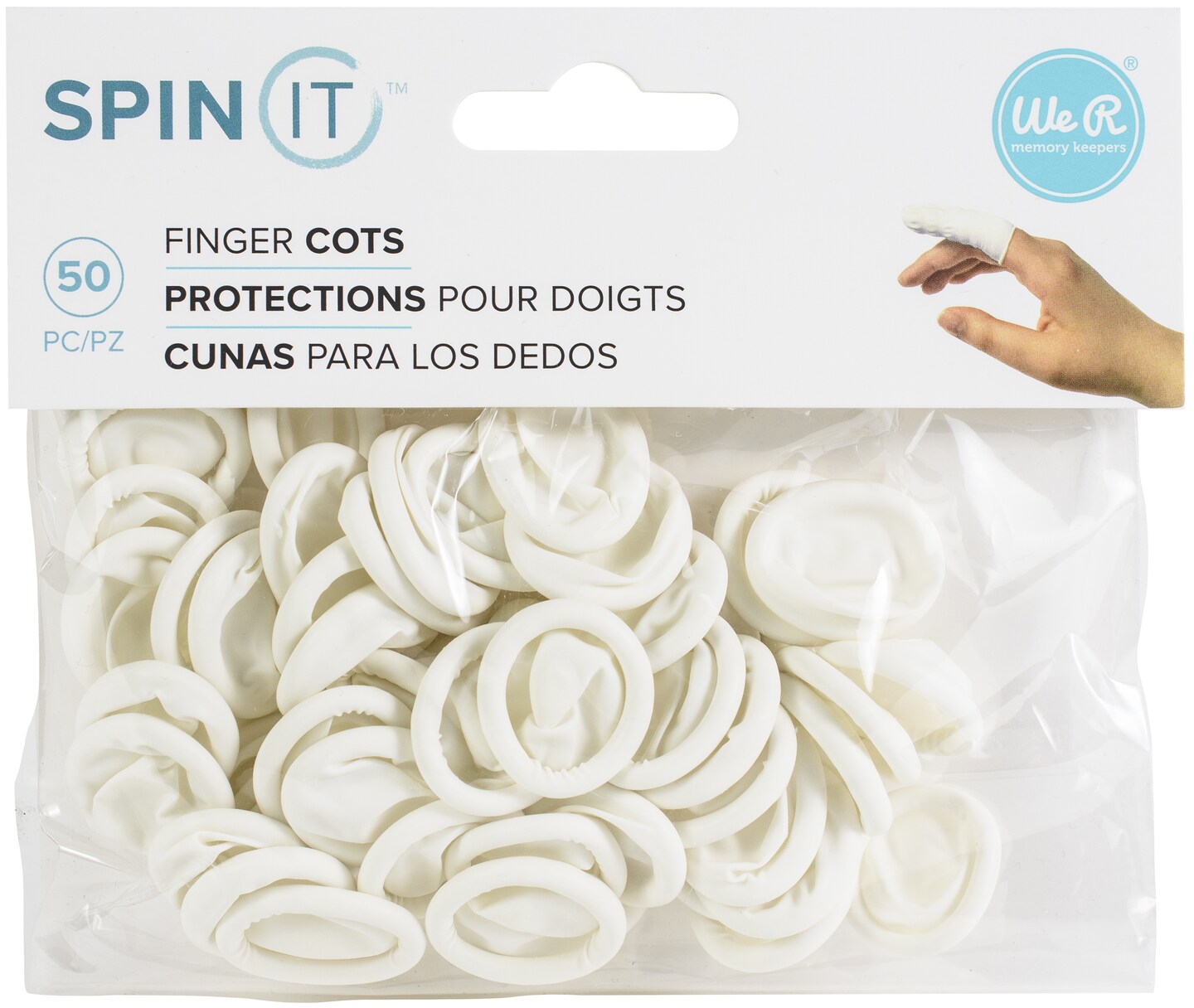 We R Spin It-Finger Cots 50/Pkg