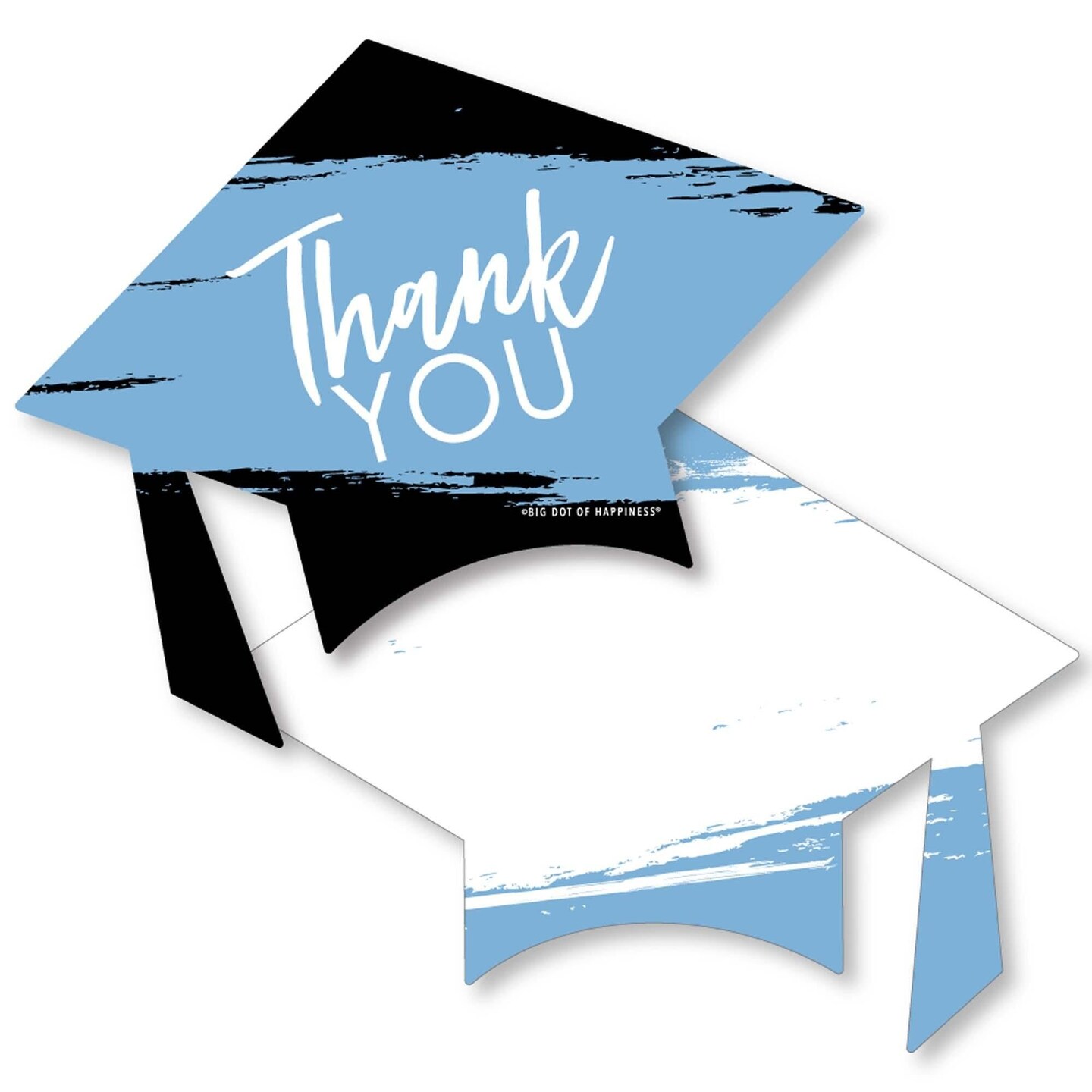 Big Dot of Happiness Light Blue Grad - Best is Yet to Come - Shaped Thank You Cards - Grad Party Thank You Note Cards with Envelopes - Set of 12, Color: Blue, Count: 12 | Michaels Big Dot of Happiness Light Blue Grad - Best is Yet to Come - Shaped Thank You Cards - Grad Party Thank You Note Cards with Envelopes - Set of 12, Color: Blue, Count: 12 | Michaels