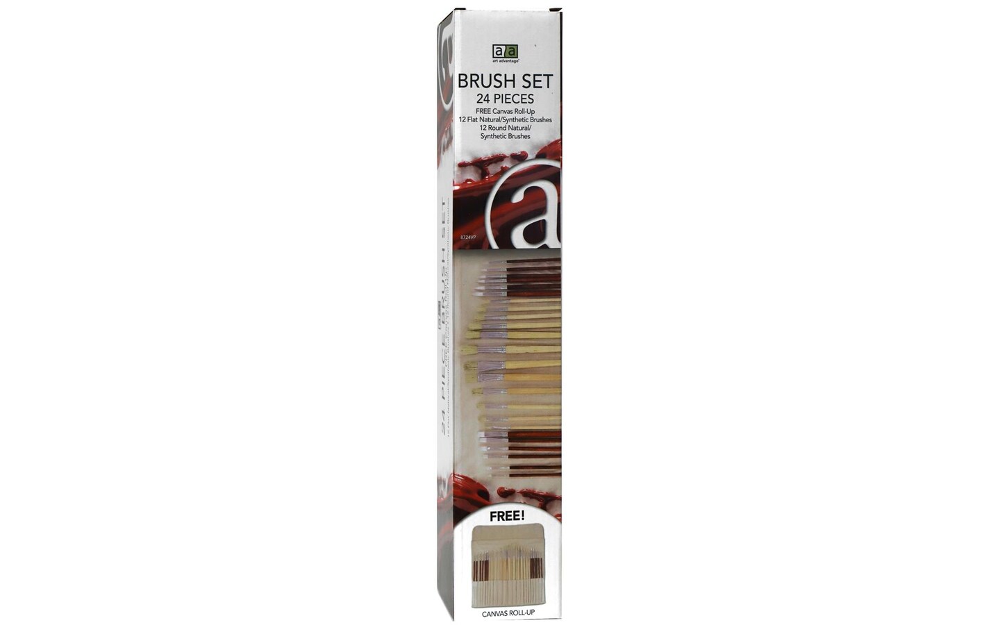 Art Advantage Brush Set t Oil/Acrylic 24pc